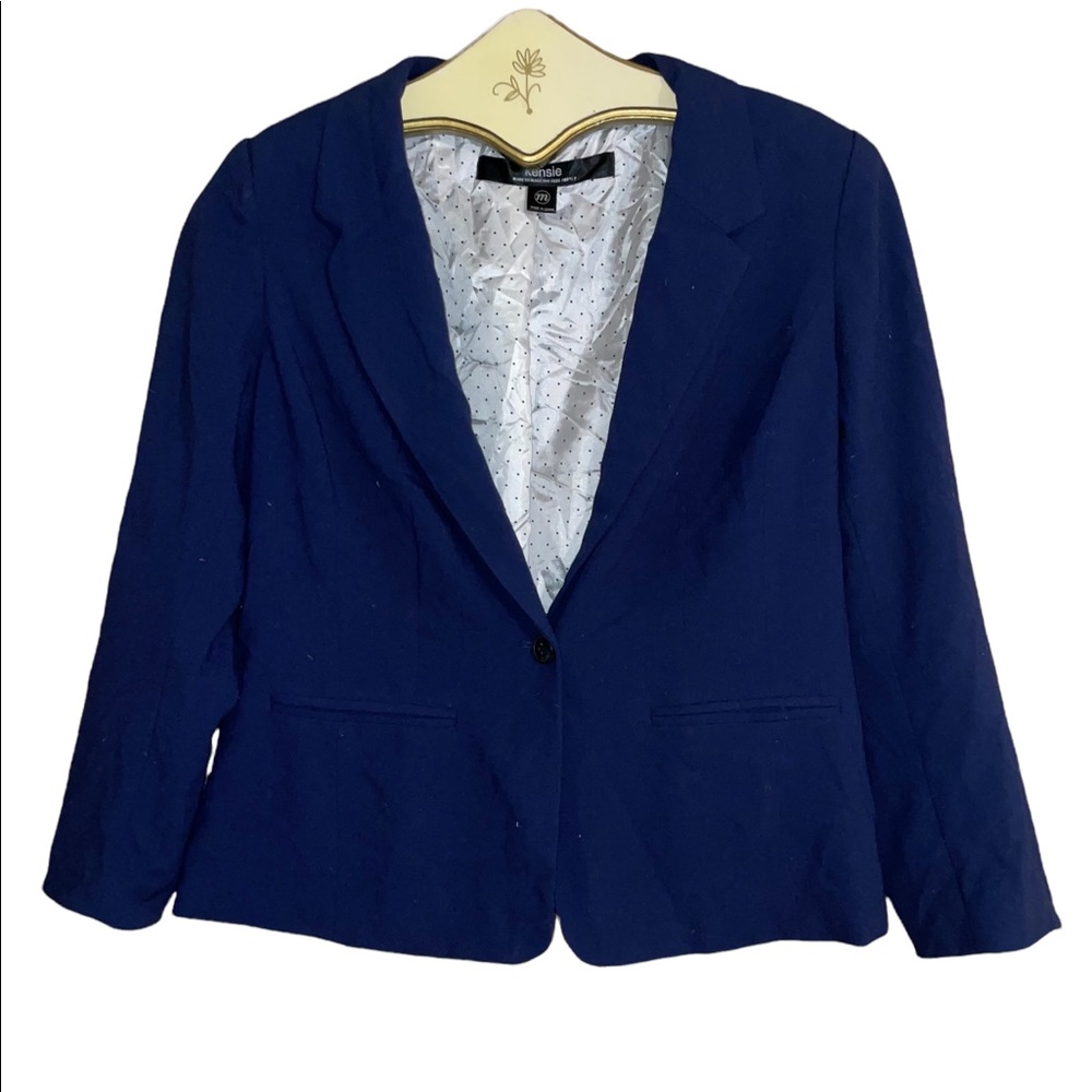 Navy blue blazer